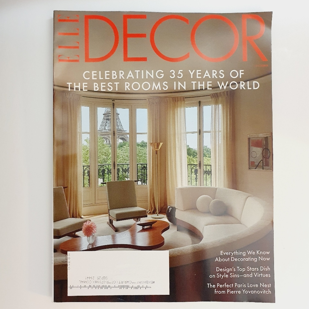 ELLE Decor Magazine •October 2024• The Anniversary Issue - Design